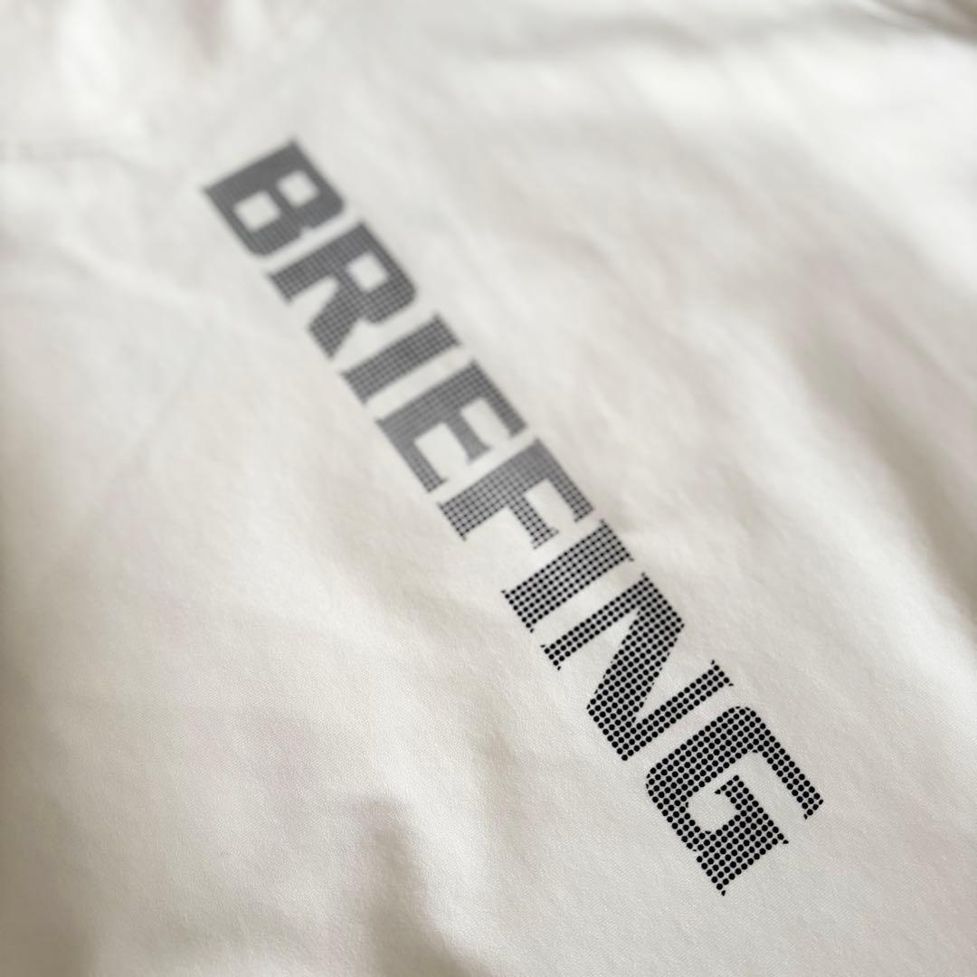 【最終価格】BRIEFING モックネック 裏起毛 ホワイト ゴルフレディース