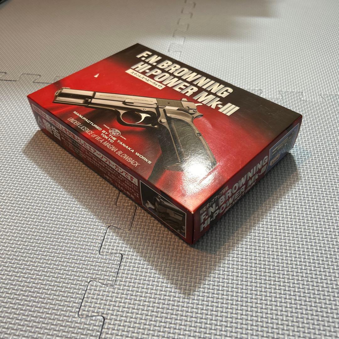 タナカ　F.N. BROWNING HI-POWER Mk-Ⅲ シルバー