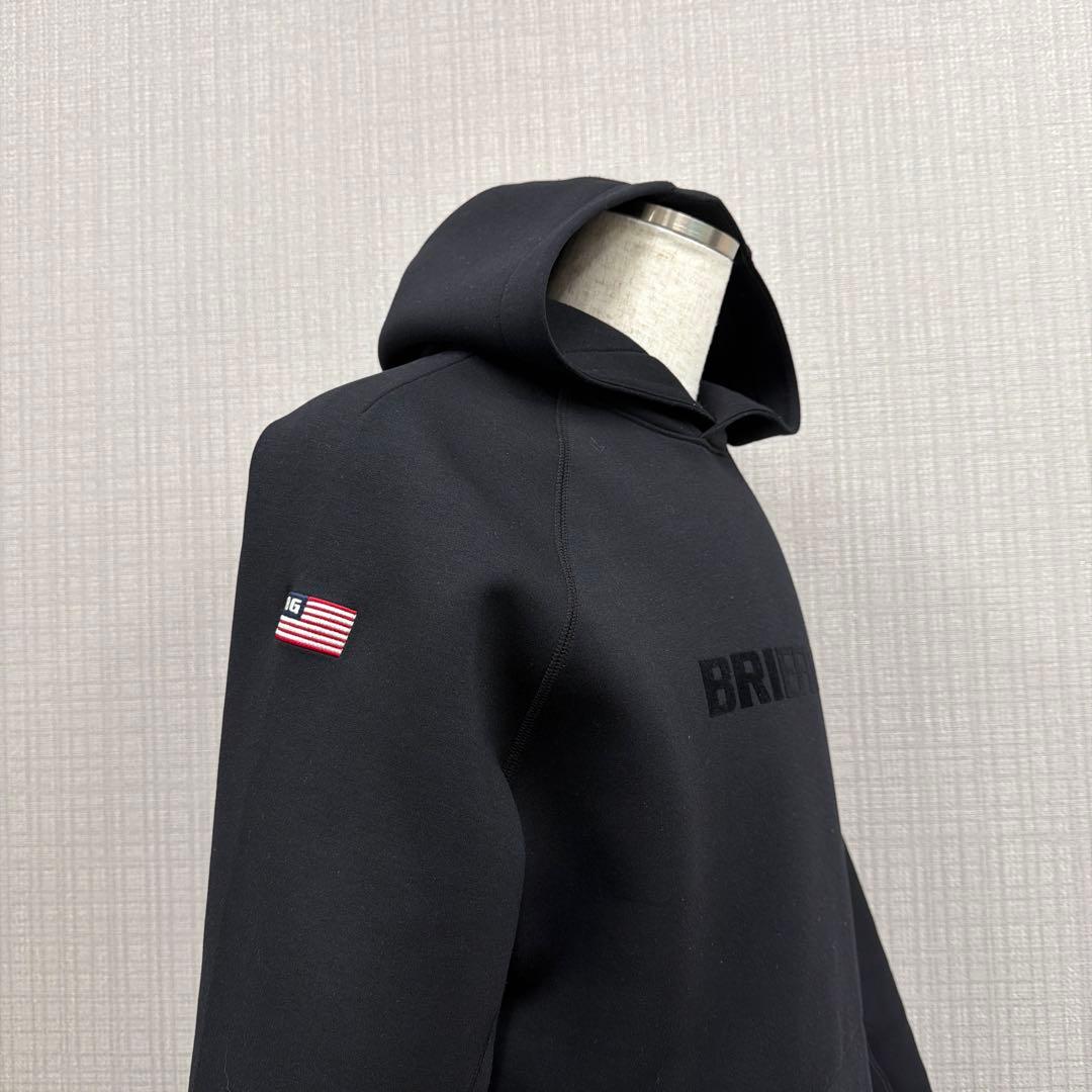 ラ*ル様 BRIEFING ブラック フード付きセーター