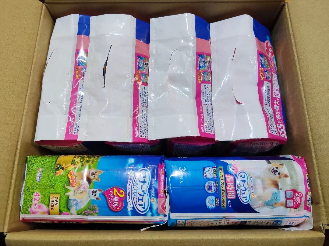 マナーウェア　SSS ６袋　女の子用　普通用５袋 　長時間用１袋　未開封