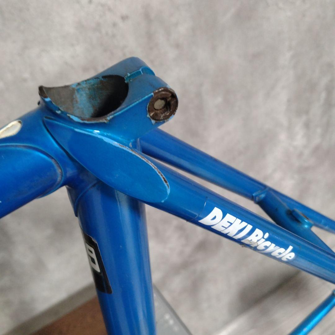 出来鉄工所 デキ バイシクル ドミナス クロモリロードフレーム 石渡019