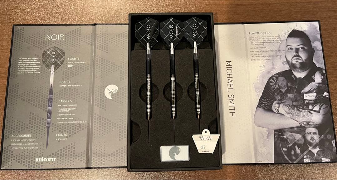【値下げ不可】unicorn マイケルスミス ノアール 22g ハードダーツ