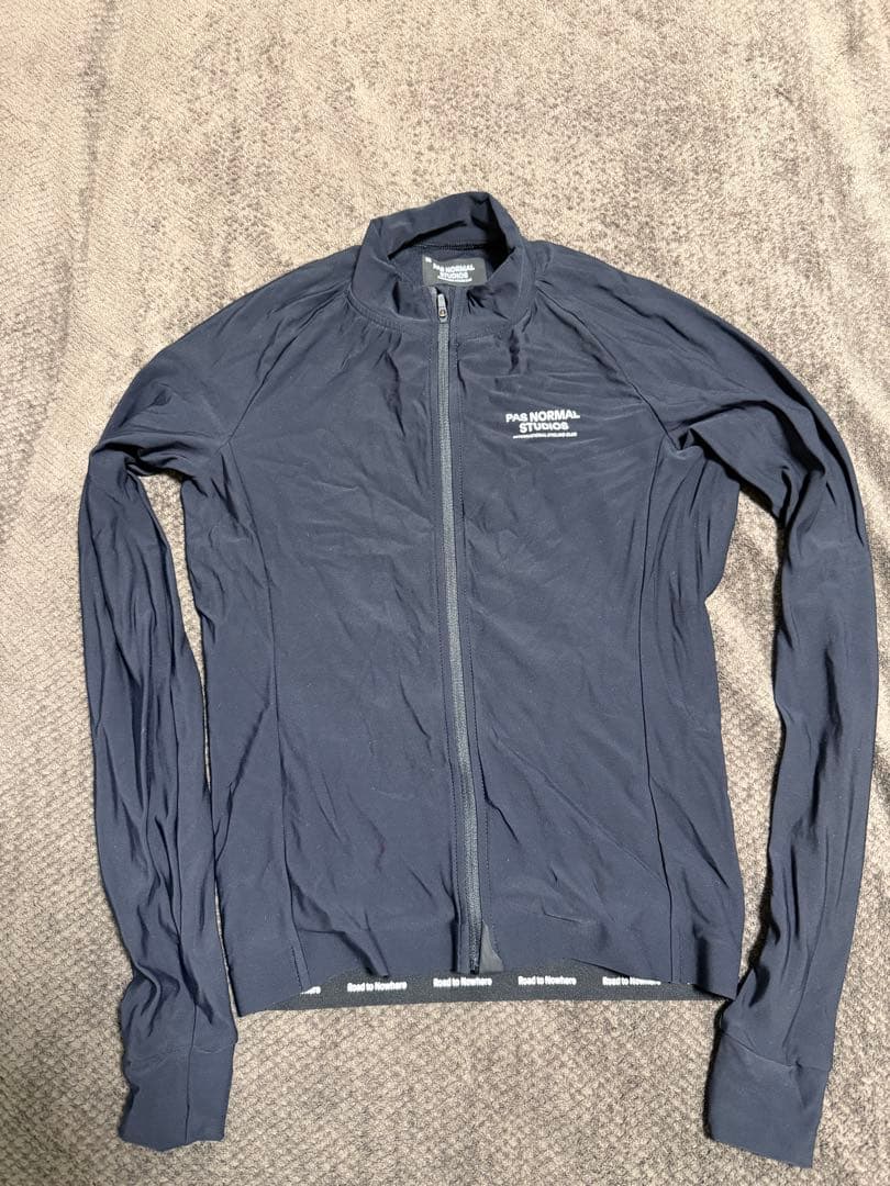 pas normal studios ロングスリーブジャージ黒　xs