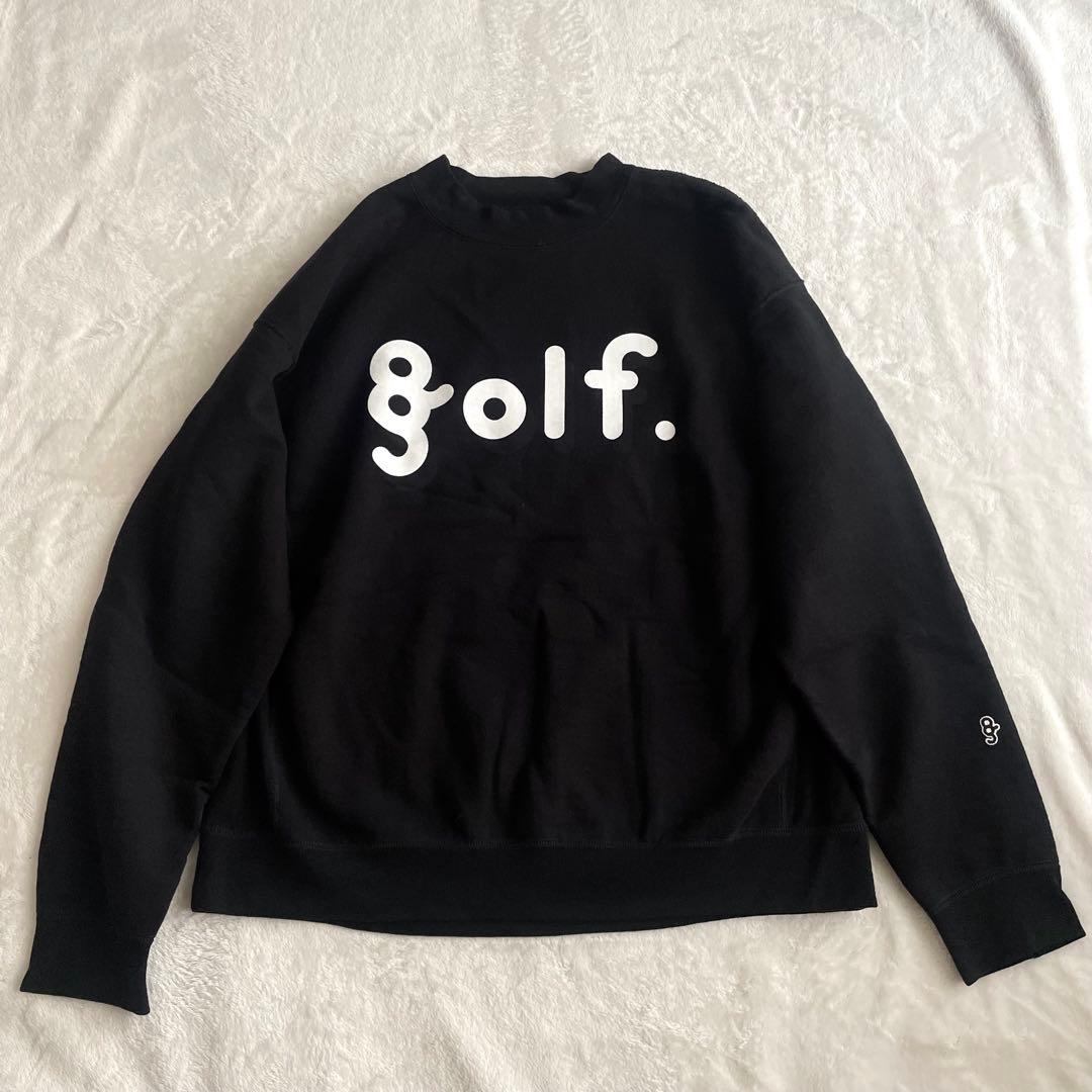 美品★エイジシュート★モックネック★スウェット★裏起毛★ブラック★L