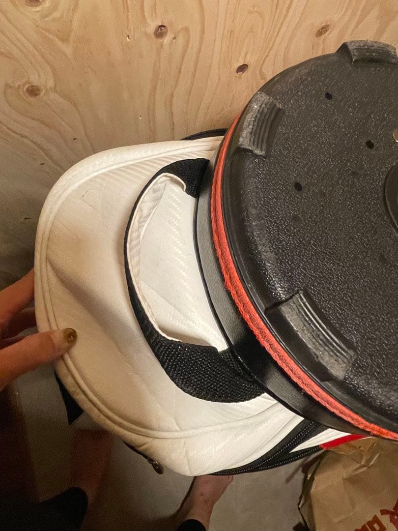 TourStage キャディバッグ ホワイト/ブラック/レッド