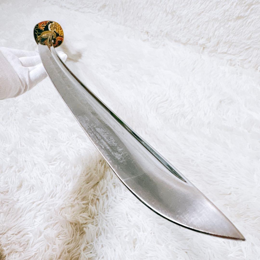 ✨希少品✨ 模造刀 日本刀 風神 雷神 龍 虎 黒鍔 鞘 武具 武器 刀 剣