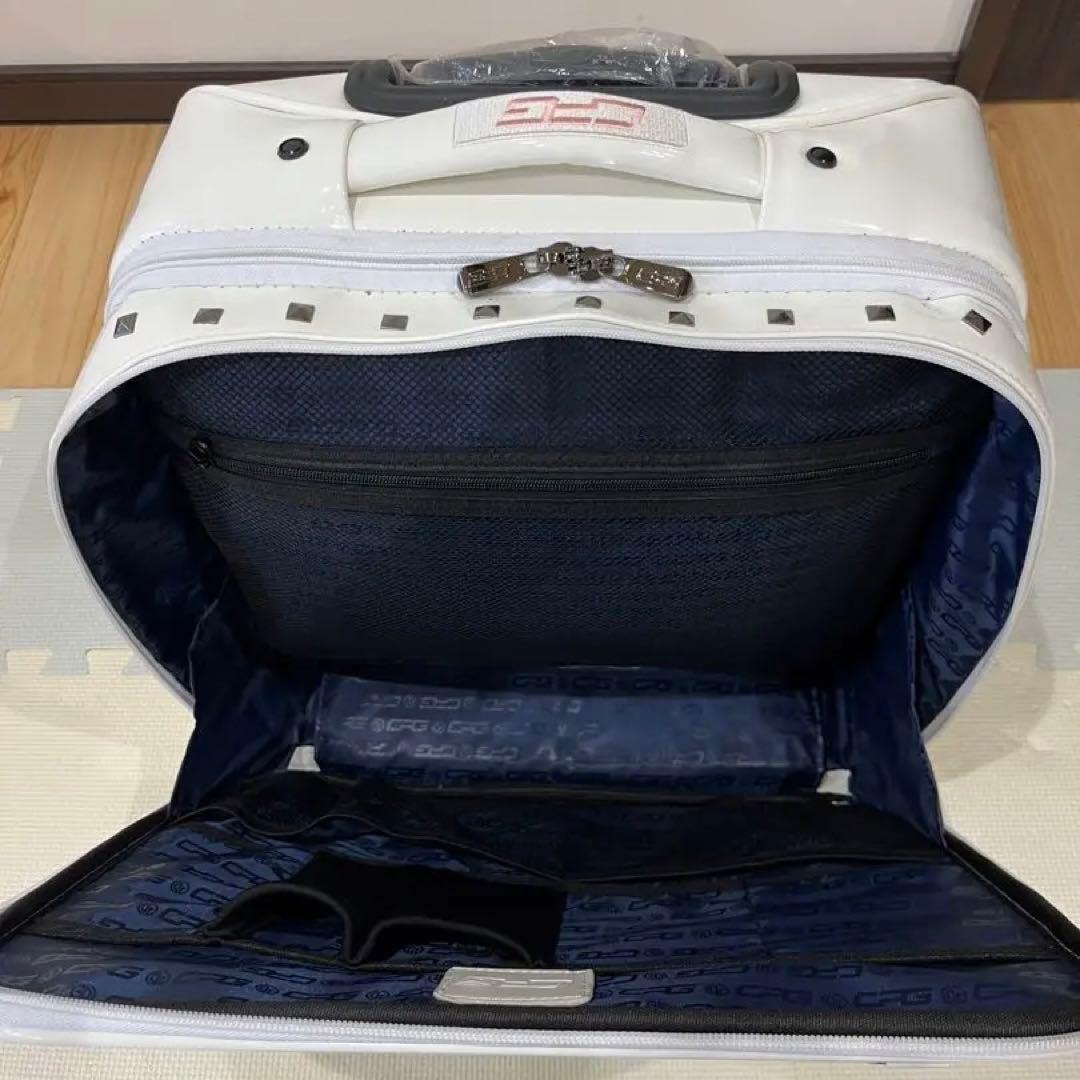 CPG ゴルフバック　キャリーケース　ホワイト