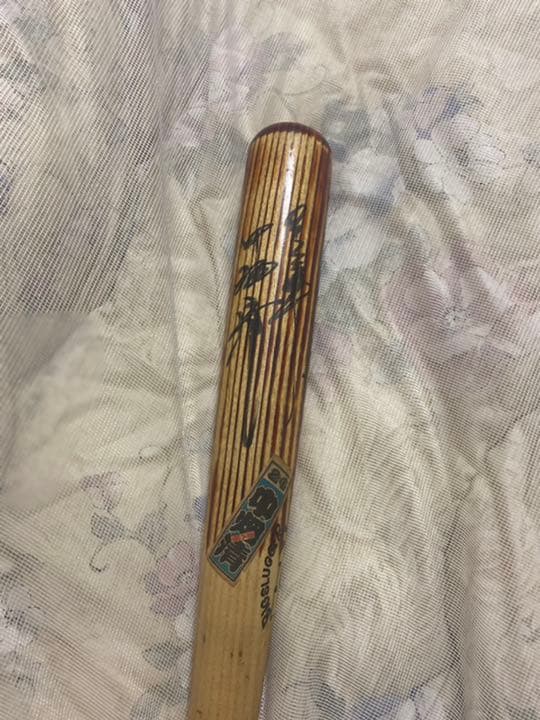 中畑清さん直筆サイン入りバット