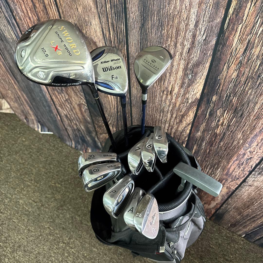 ゴルフクラブ メンズ クラブセット ウィルソン キラーホエール 12本セット