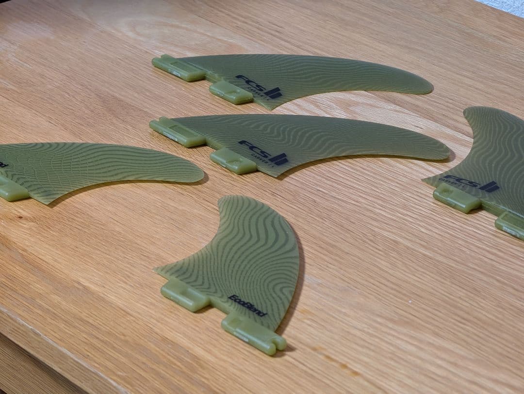 【5本セット】 FCS II CARVER トライ クアッド 5フィンセット