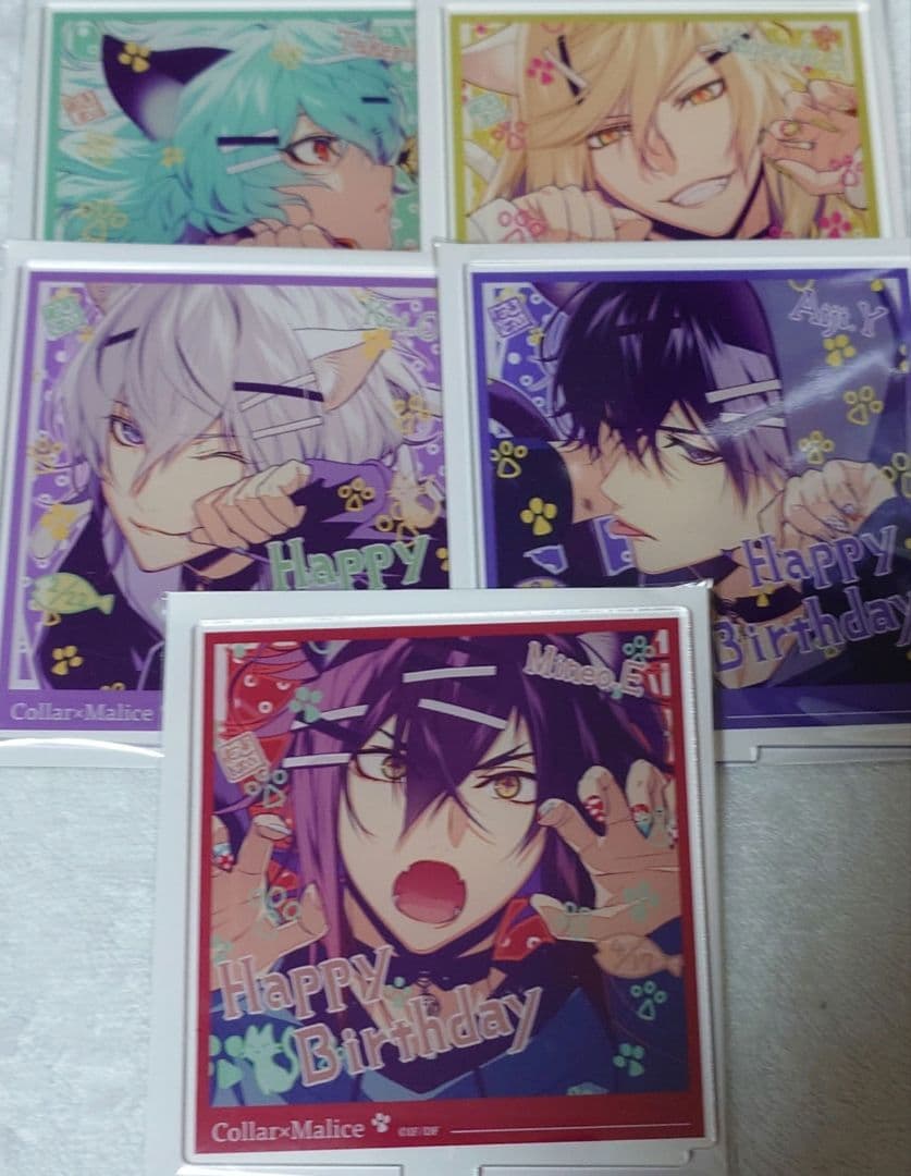 CollarMalice　カラーマリス　アクリルスタンドセット５種