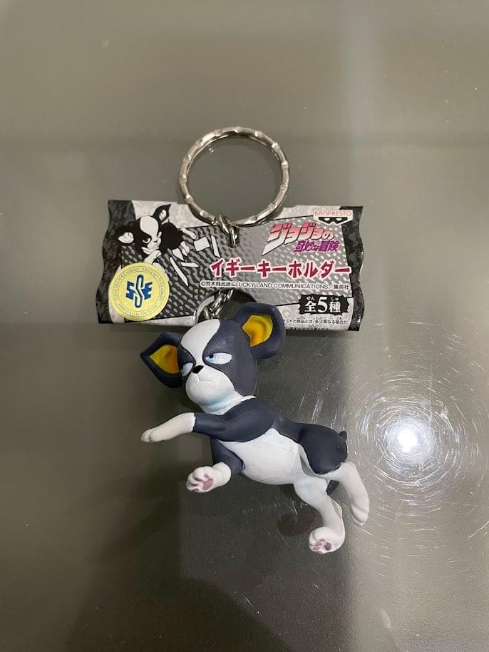 新品`ジョジョの奇妙な冒険　イギー　キーホルダー 全５種　セット