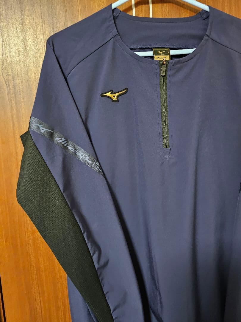 ミズノプロ ハーフZIPトレーニング ジャケット/パンツ 上下セット