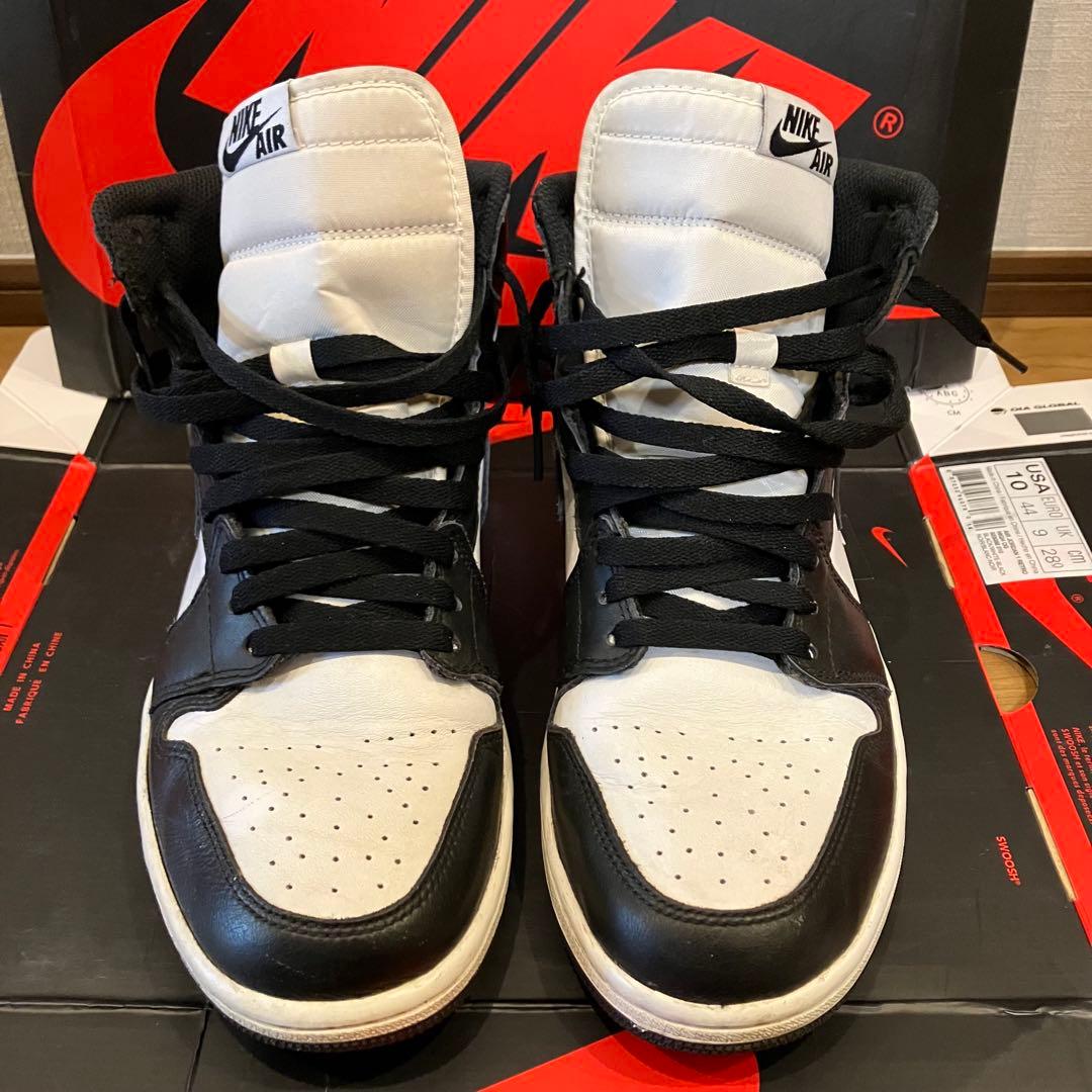 2014年 NIKE AIR JORDAN 1 Black/White 28cm