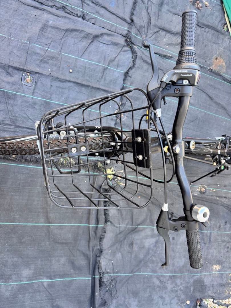 Super Boy 子供用　自転車 ブラック バスケット付き