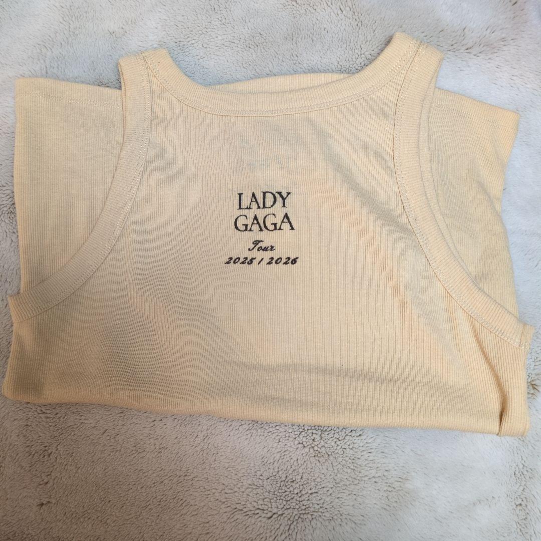 値下　レディーガガ MAYHEM The Ball リブクロップタンクXL