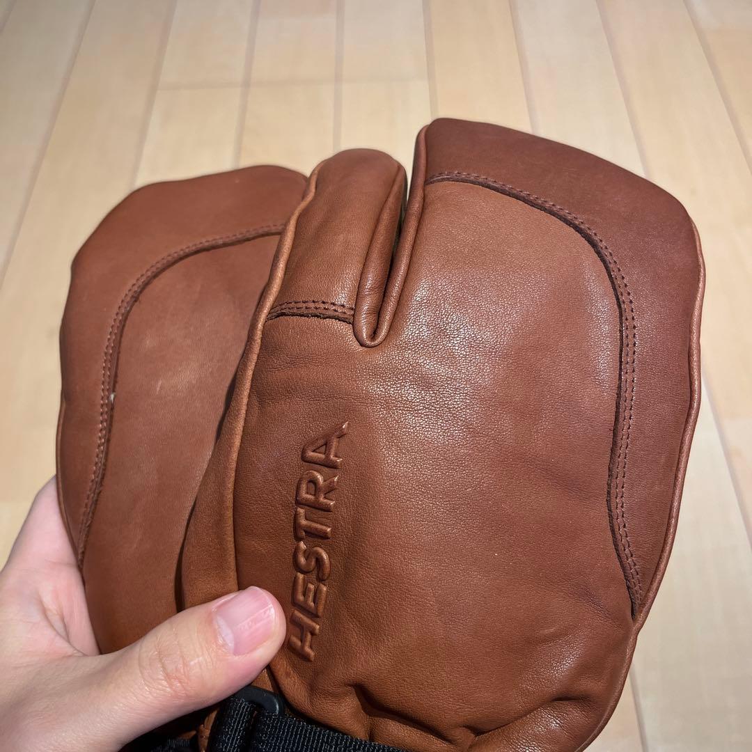 スキー・スノーボードアクセサリー HESTRA 3-Finger Full Leather GORE-TEX