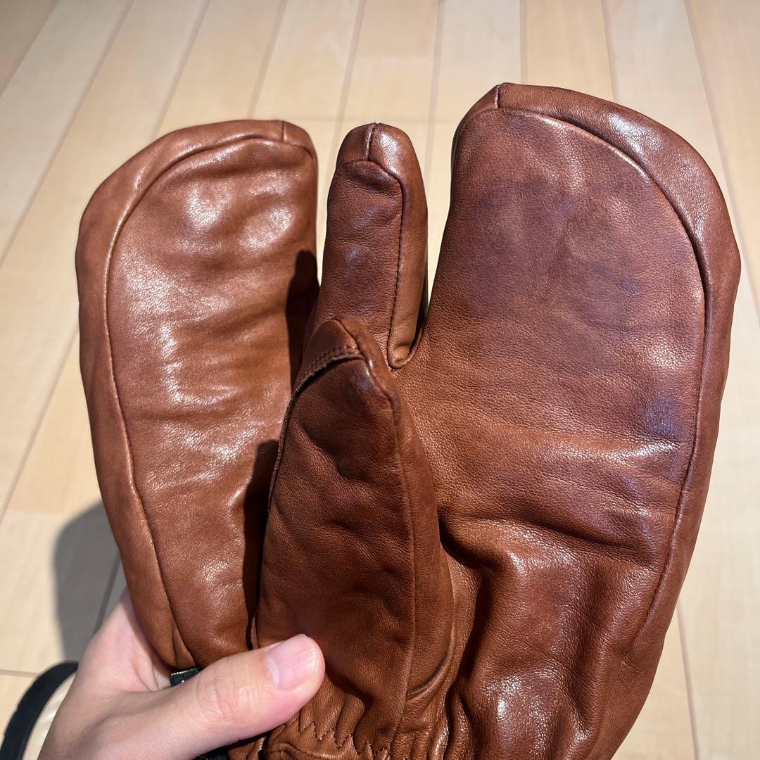 スキー・スノーボードアクセサリー HESTRA 3-Finger Full Leather GORE-TEX