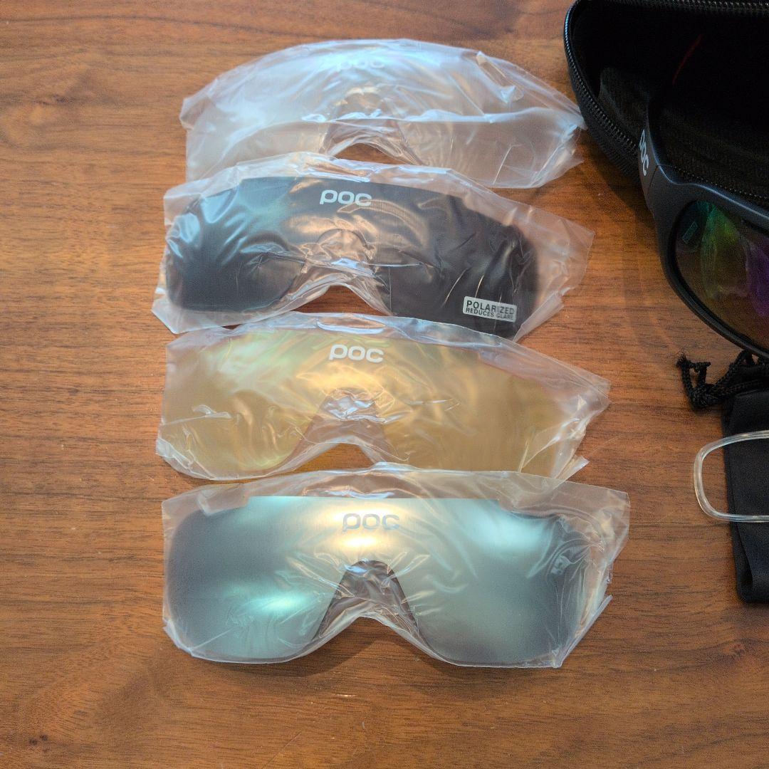 POC サングラス フレーム有り ブラック