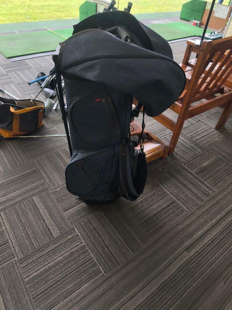 19ゴルフ　デニム　ゴルフバッグ