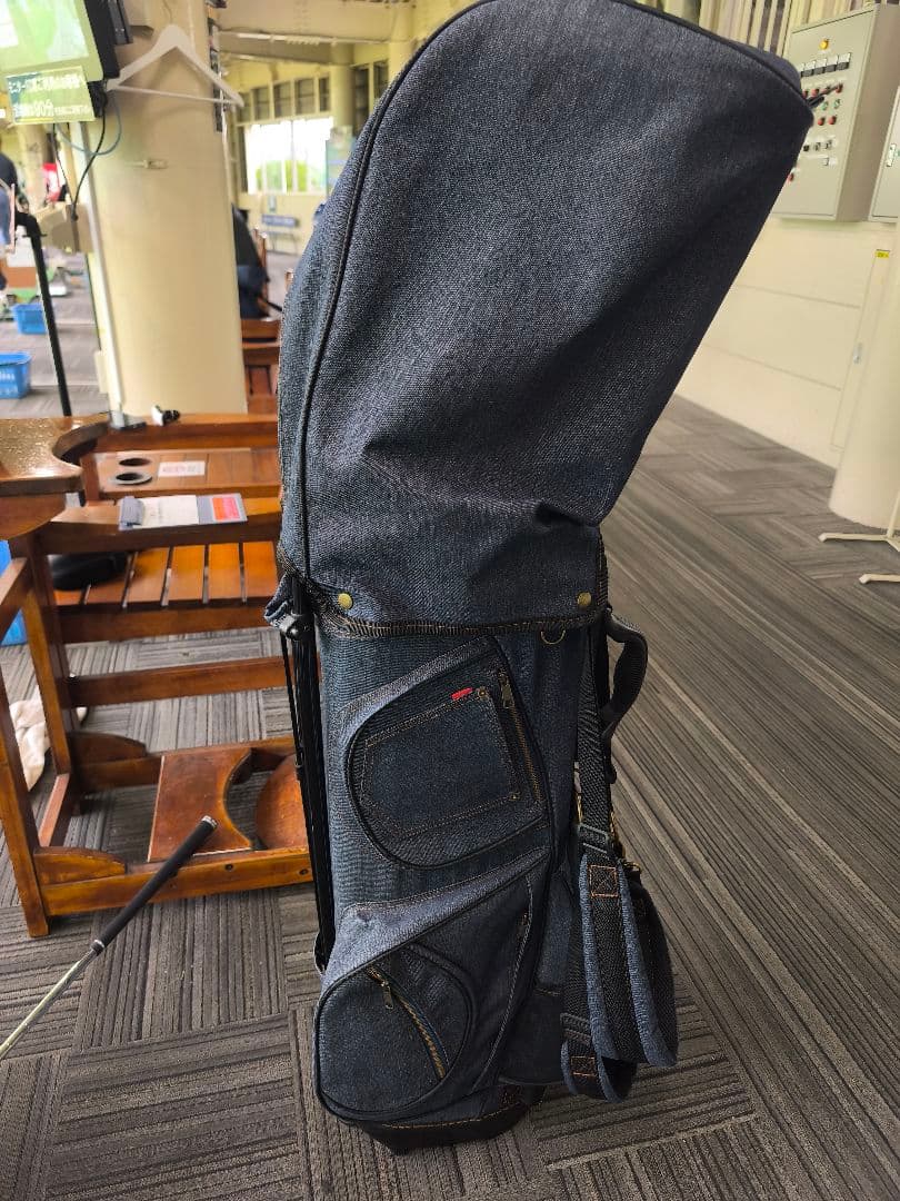 19ゴルフ　デニム　ゴルフバッグ