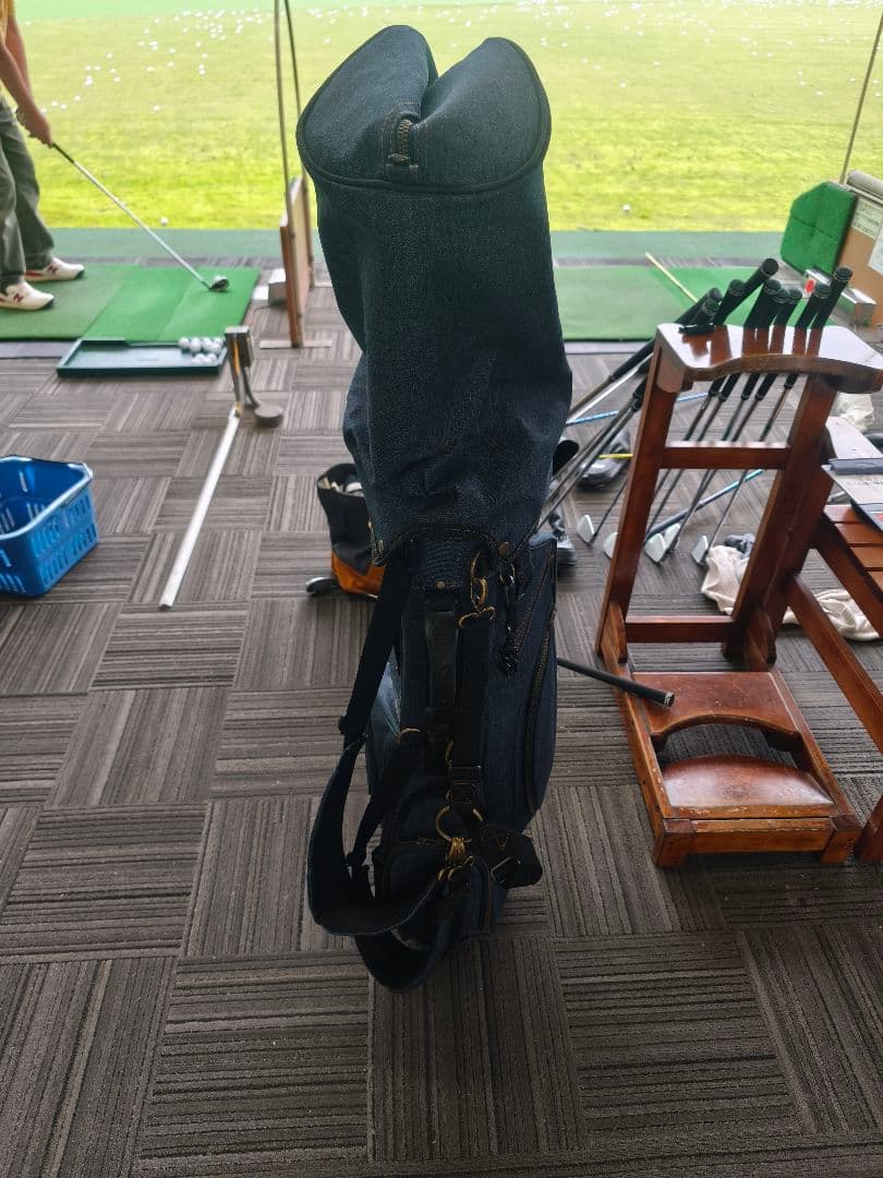 19ゴルフ　デニム　ゴルフバッグ