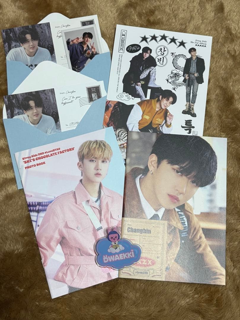 最終値下げ✨️StrayKids チャンビン Dwaekki トレカ&ぬいぐるみ