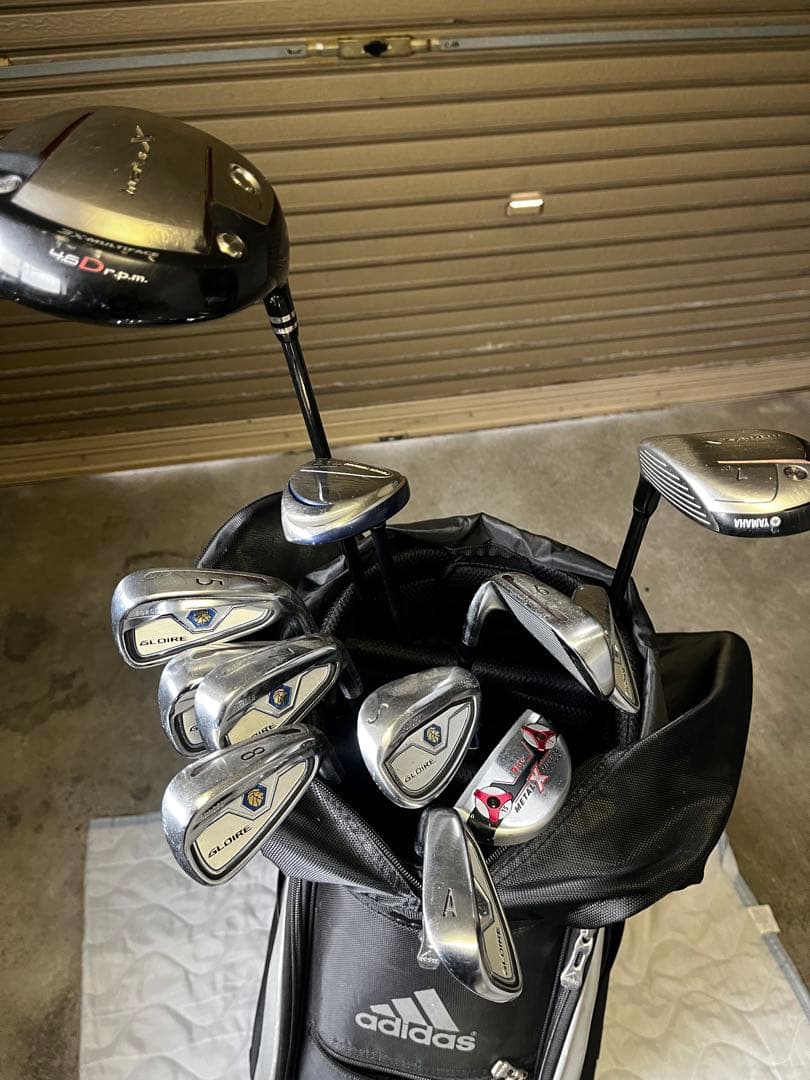 ゴルフクラブセット キャディバッグ付 adidas