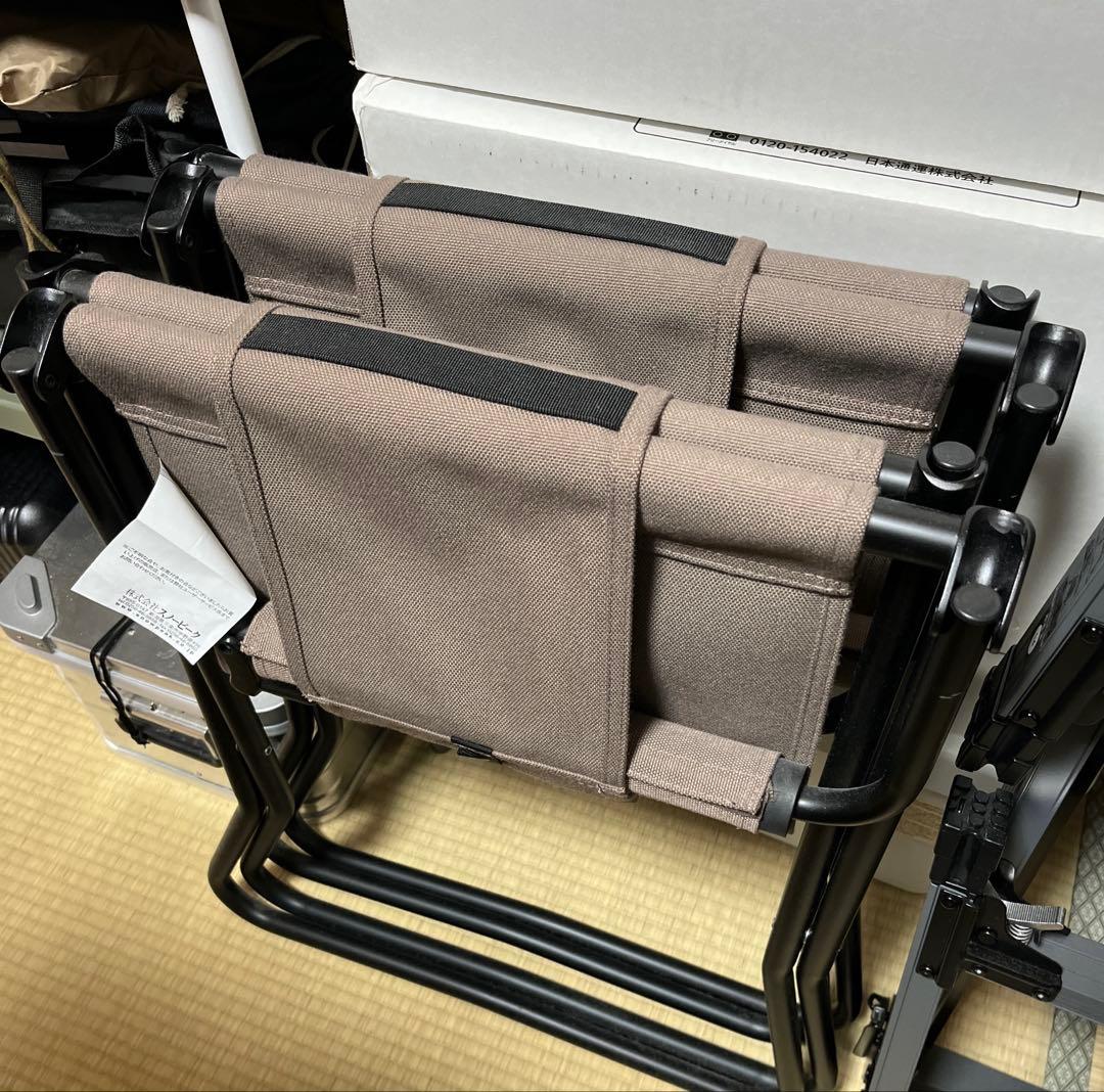 スノーピーク FDチェアワイド グレー 2脚セット