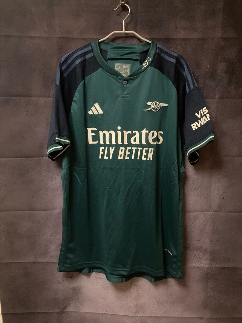 アーセナル　23-24 3rdユニ　cl着用　L