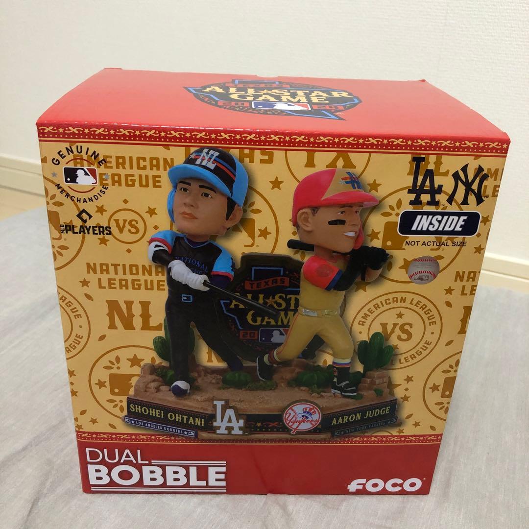 大谷翔平&ジャッジ　2024年オールスター出場記念ミニバブルヘッド人形特別セット