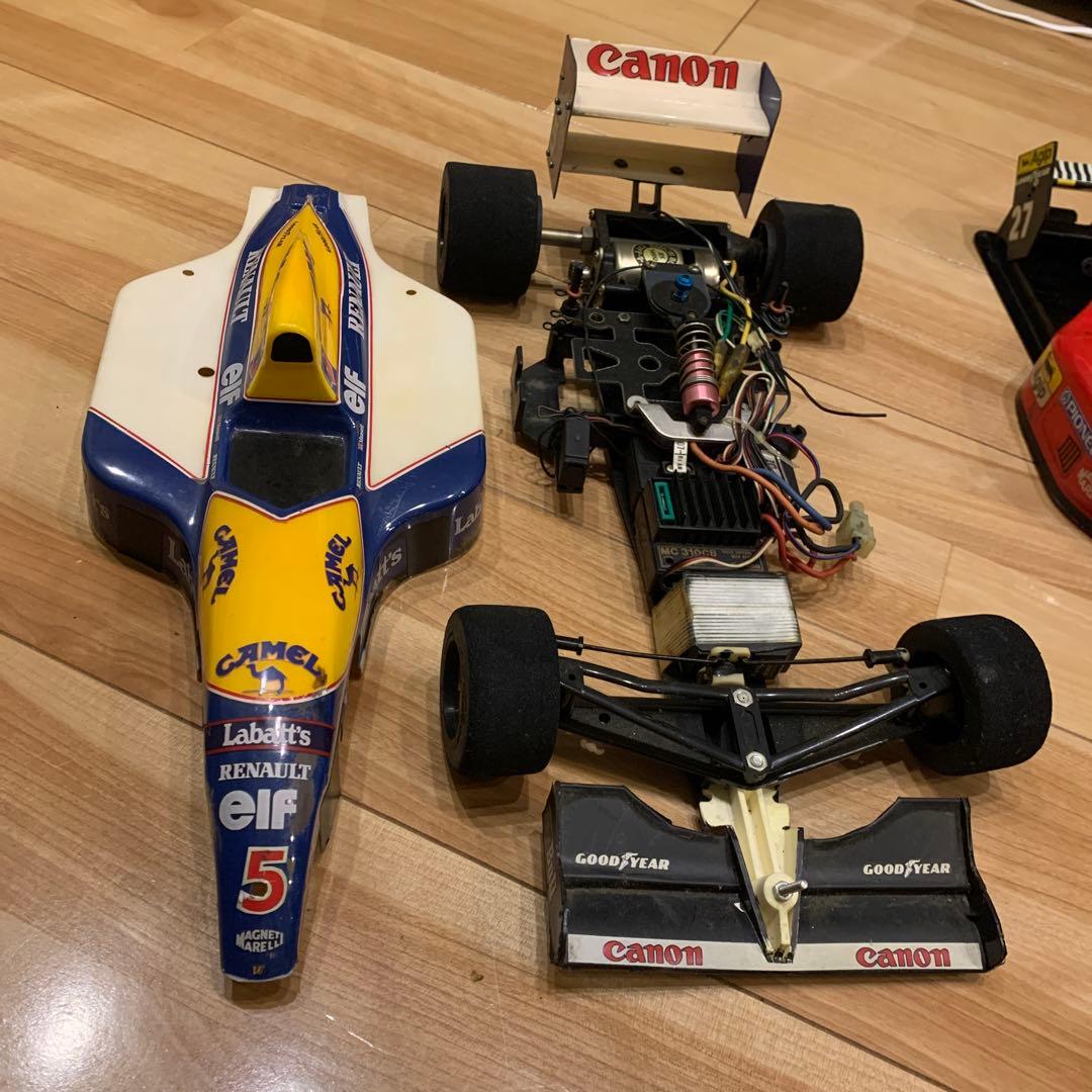 ホビー　タミヤ　F1 ラジコンカー　フェラーリ　ボディー　シャーシ　ジャンク
