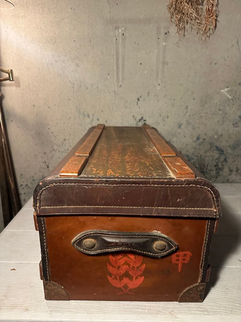 希少　大日本帝国　旧日本軍　軍隊　行李　ケース　当時物　獣督行李