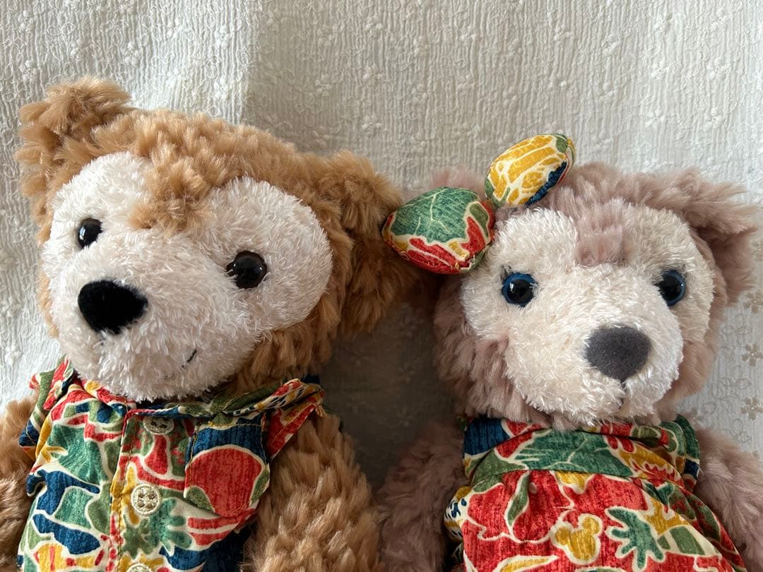 ハワイ　アウラニ限定　ダッフィーシェリーメイ　ペアぬいぐるみ　新品タグ付き