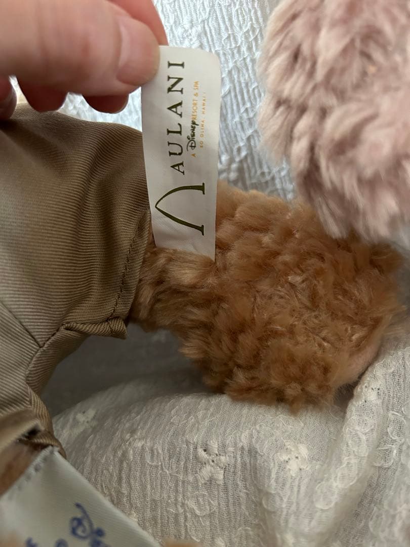 ハワイ　アウラニ限定　ダッフィーシェリーメイ　ペアぬいぐるみ　新品タグ付き