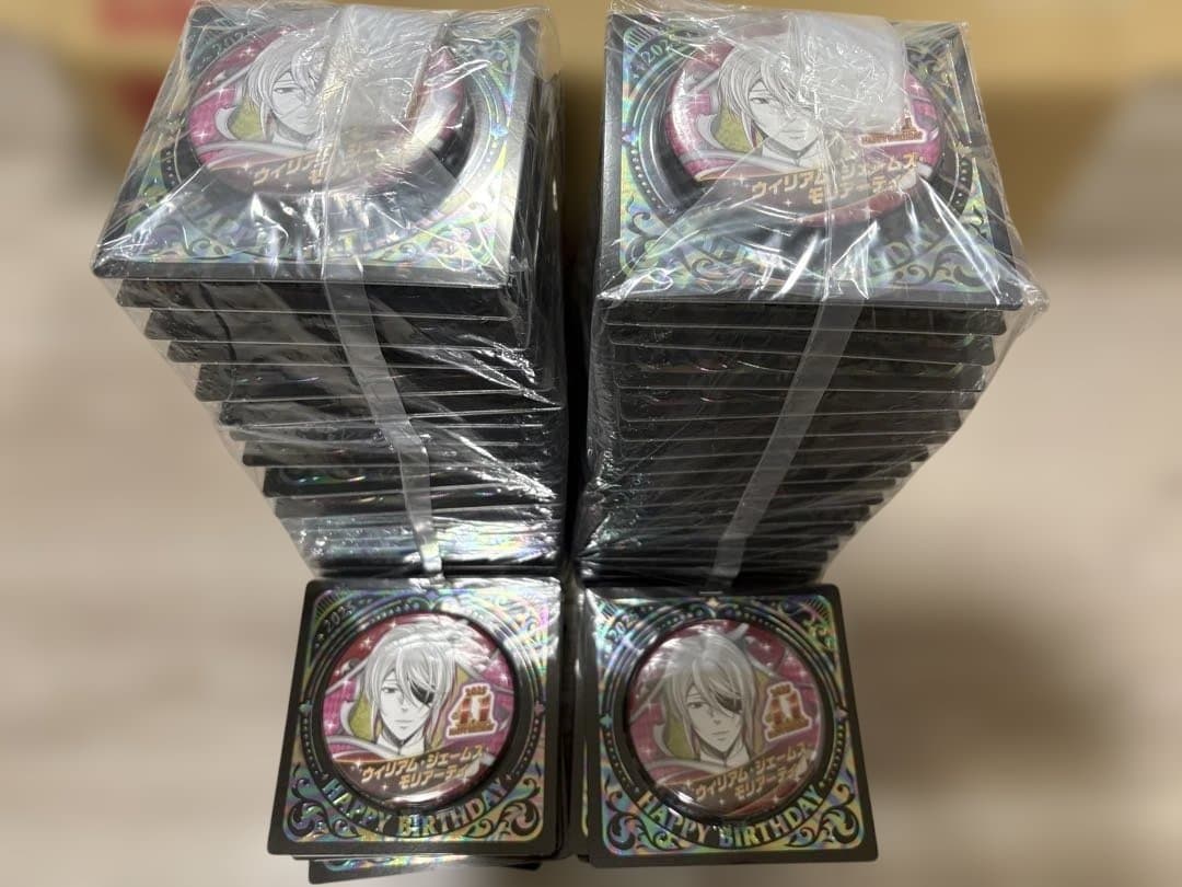 憂国のモリアーティ ウィリアム 2025 バースデイ缶バッジ 50点セット