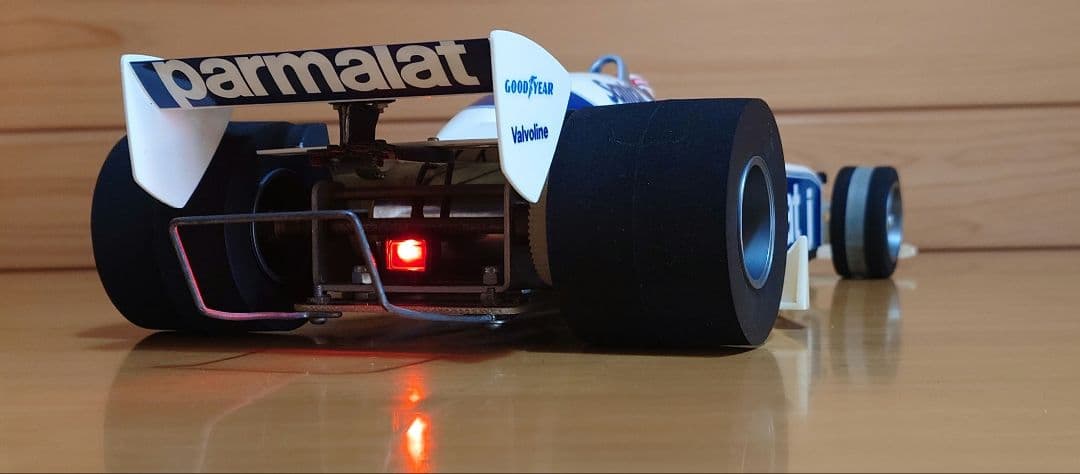 タミヤブラバムBT50競技用スペシャルLEDライト付＆プロポバッテリー…付セット