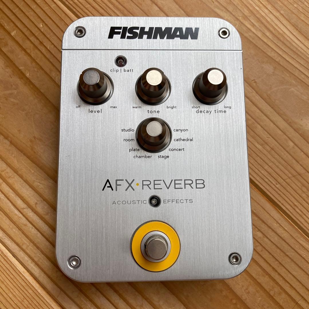 ソロ、フィンガースタイルに抜群にフィット　FISHMAN AFX-REVERB
