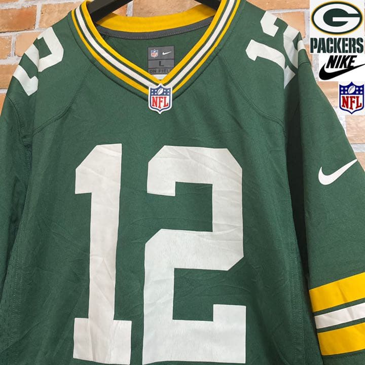 ナイキ製　NFL グリーンベイ・パッカーズ　アーロンロジャース　ユニフォーム
