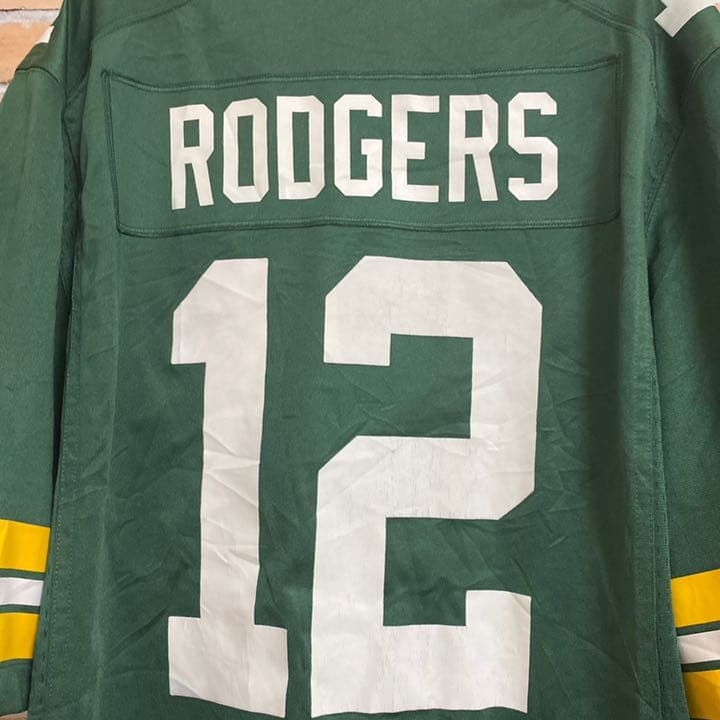 ナイキ製　NFL グリーンベイ・パッカーズ　アーロンロジャース　ユニフォーム