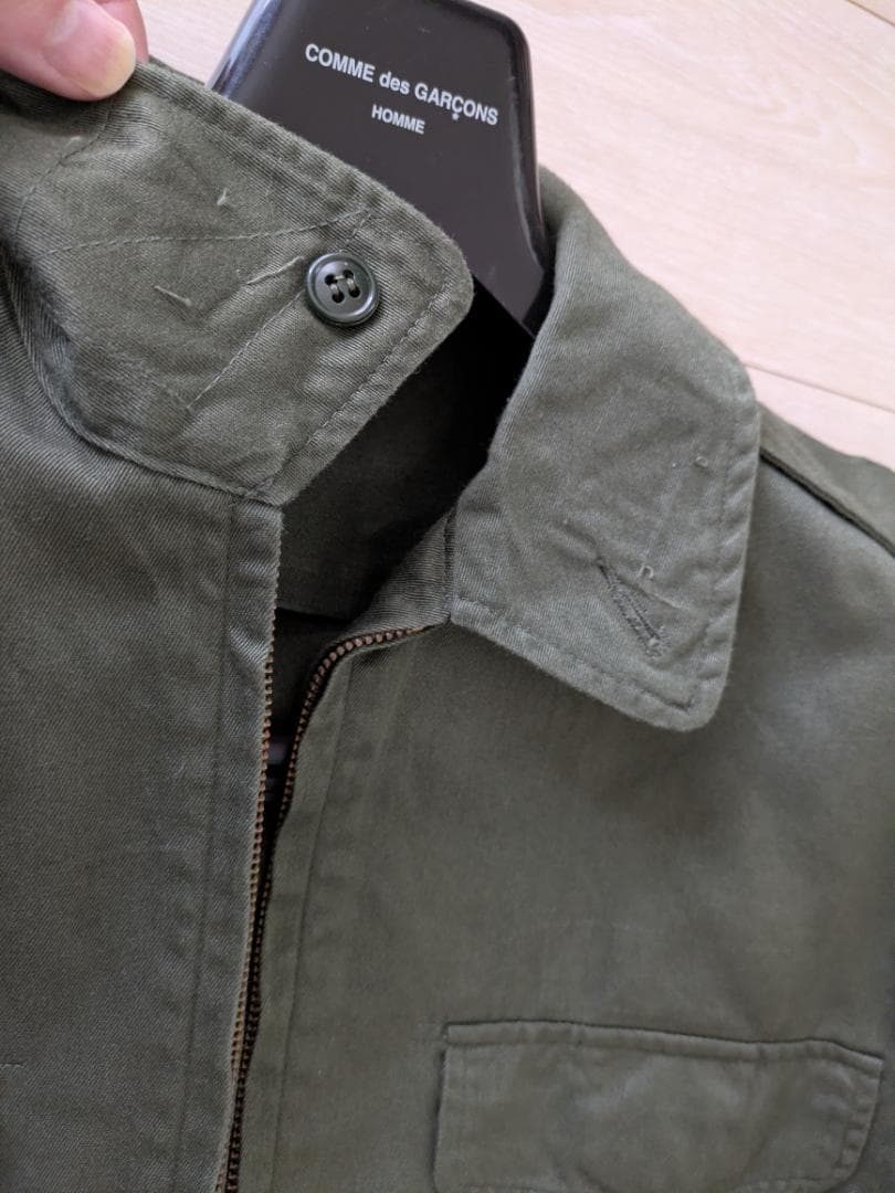 1997年製 防衛庁 官給品 旧型 陸上自衛隊 作業服上衣 OD色 希少品