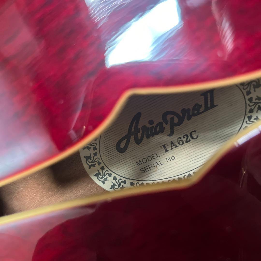 専用、ARIA Pro II TA-62C セミアコ　　gotoh