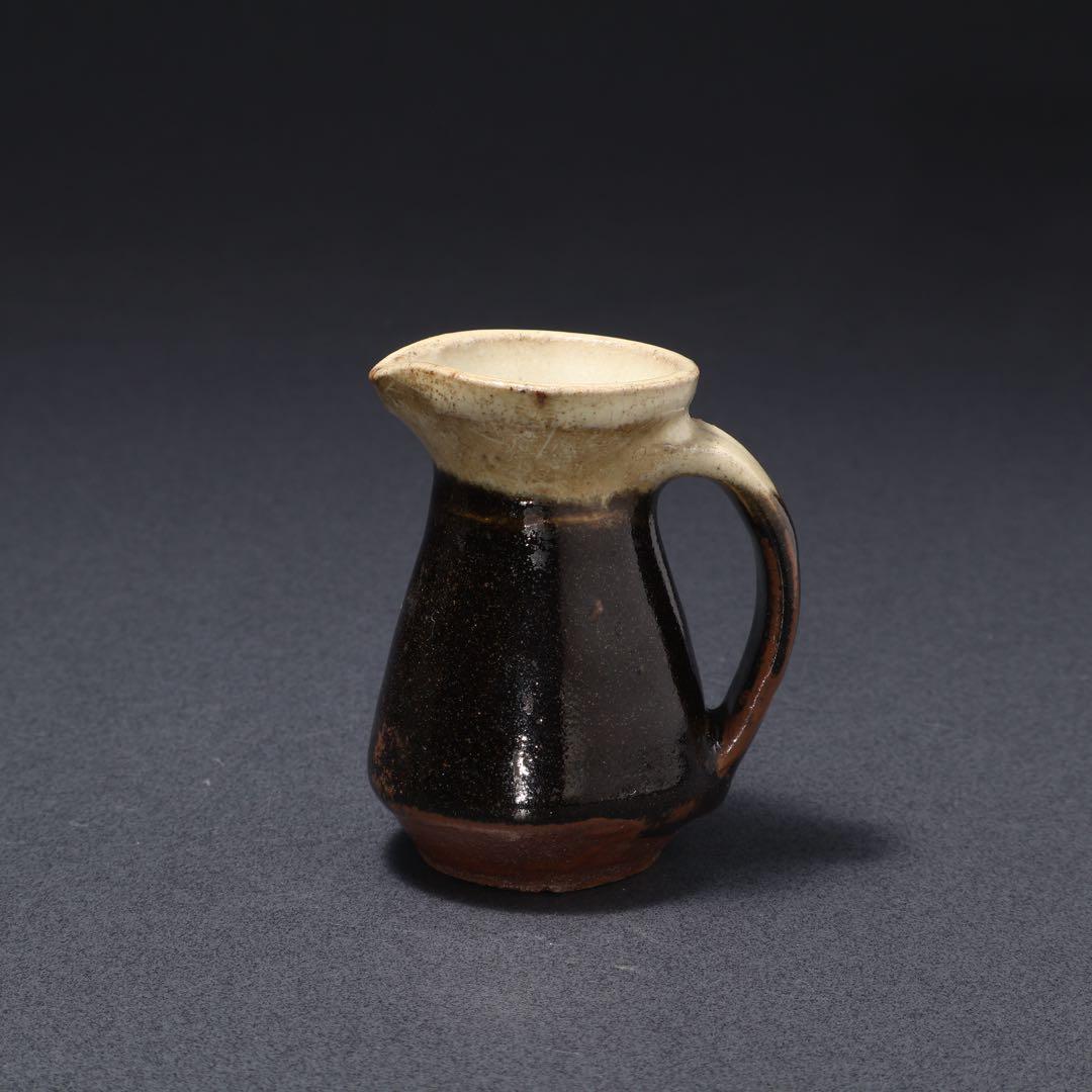 浜田庄司　掛分ミルクピッチャー　人間国宝　R1610K3