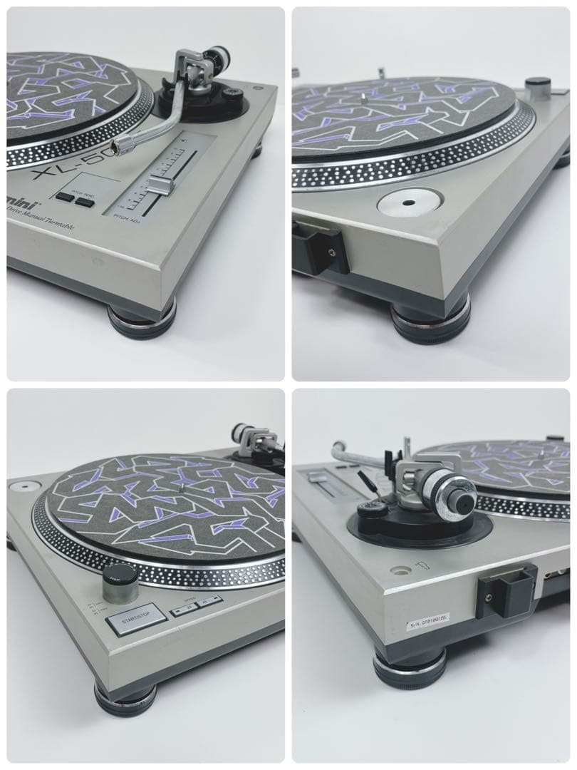 gemini ターンテーブル 2台セット XL-500Ⅱ ダイレクトドライブ