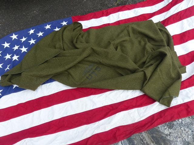 米軍実物　デッド　USウールブランケット　メディカル　25