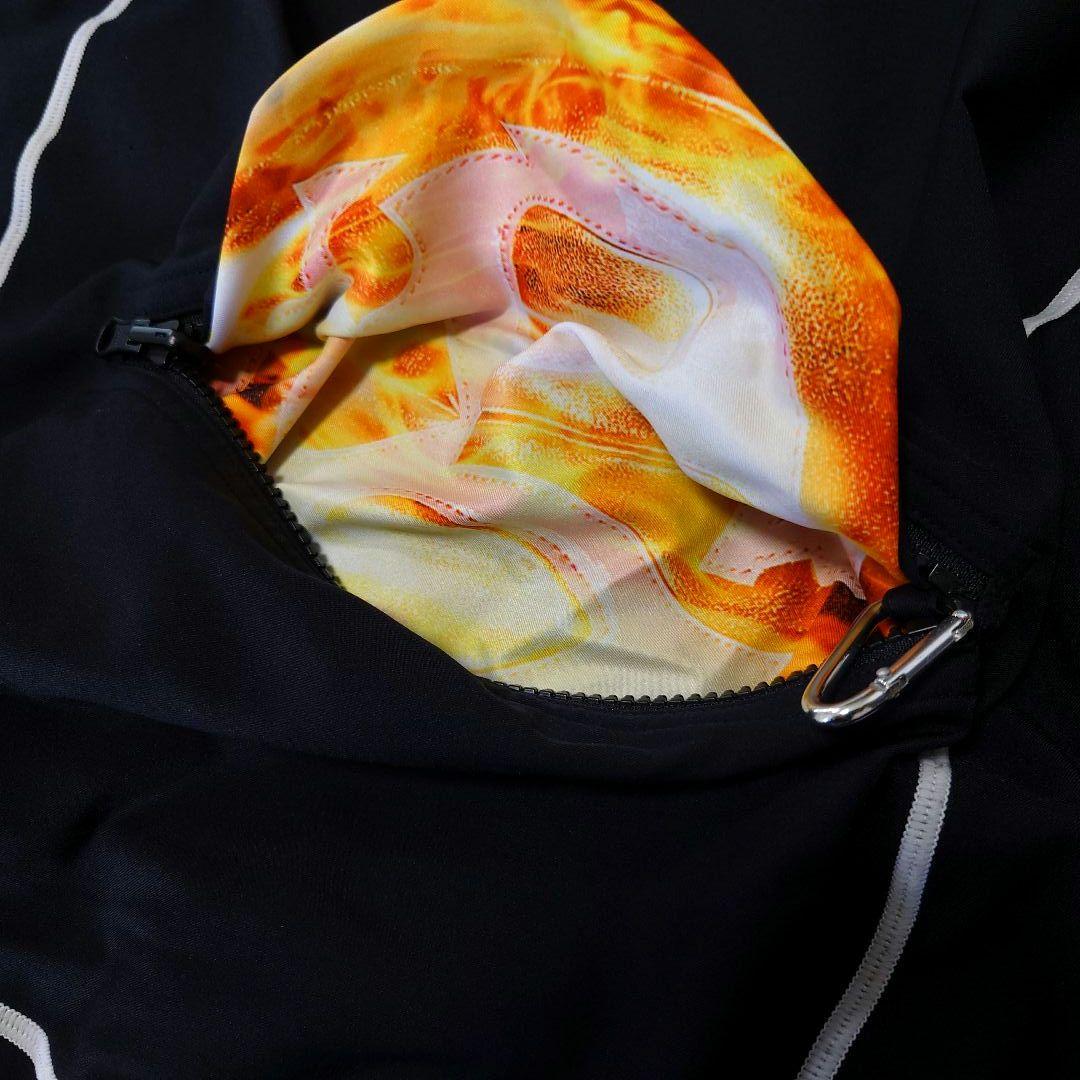 美品 RUSSELUNO GOLF マスクロゴ 6ホールアイレット ジャケット