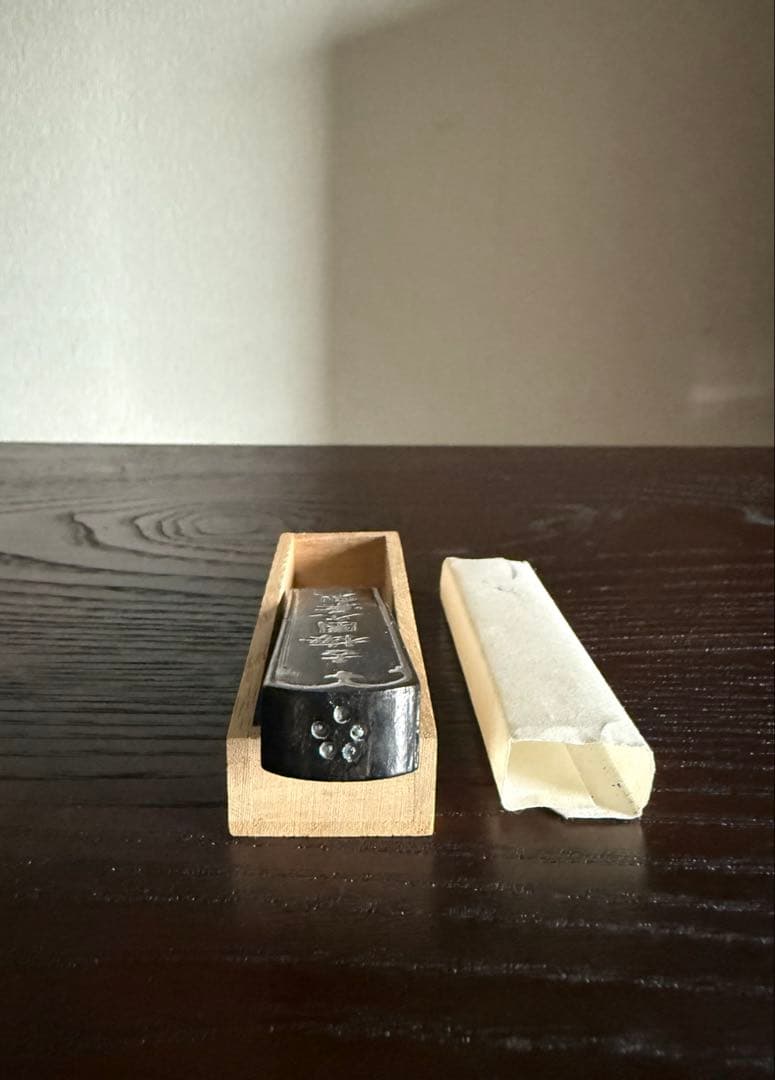 奈良墨 古墨 古梅園 五ツ星 紅花墨 お花墨 一丁形 4本 書 墨 書道