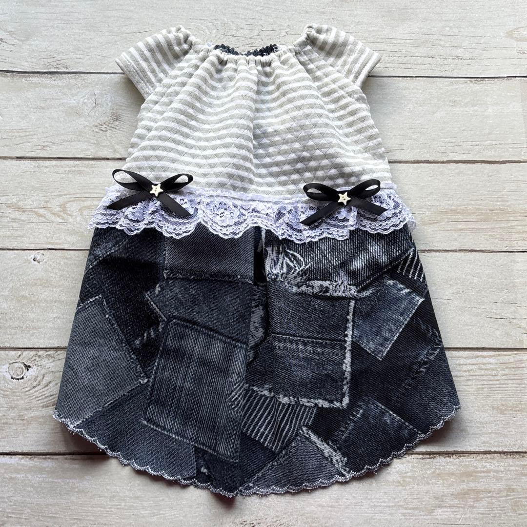 sorahinat　ハンドメイド犬服　ワンピース　Mサイズ