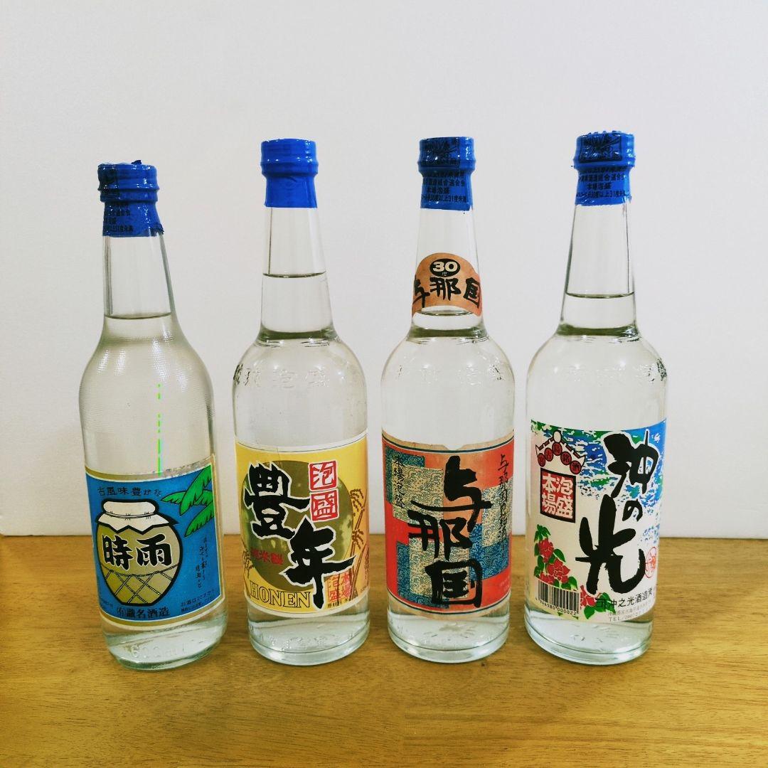 本場泡盛 識名酒造 時雨 30度 600ml含め、4本セット