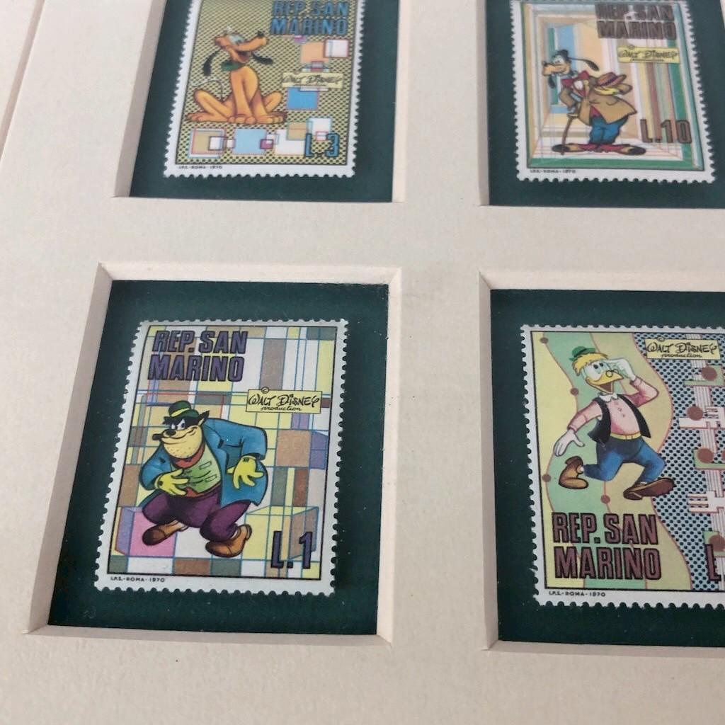 ディズニー切手アート 額装コレクション STAMP ART GALLERY